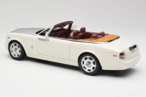Rolls-Royce Phantom Drophead Coupe English Alb Kyosho 1:18 08871EW2 Metal - imaginea 9 din 10