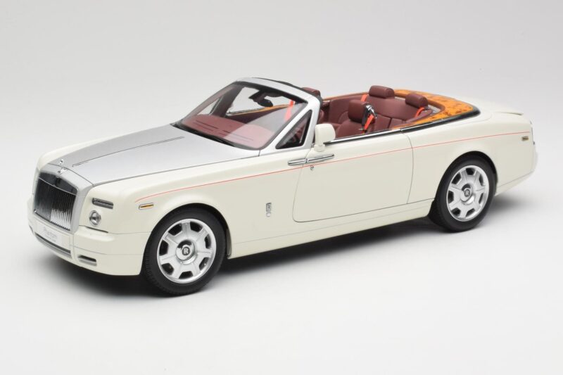 Rolls-Royce Phantom Drophead Coupe English Alb Kyosho 1:18 08871EW2 Metal