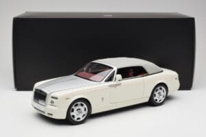 Rolls-Royce Phantom Drophead Coupe English Alb Kyosho 1:18 08871EW2 Metal - imaginea 10 din 10