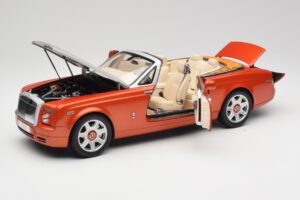 Rolls-Royce Phantom Drophead Coupe Mandarin Portocaliu Kyosho 1:18 08871P Metal - imaginea 2 din 10