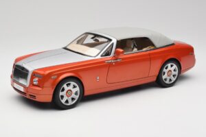 Rolls-Royce Phantom Drophead Coupe Mandarin Portocaliu Kyosho 1:18 08871P Metal - imaginea 4 din 10