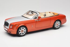 Rolls-Royce Phantom Drophead Coupe Mandarin Portocaliu Kyosho 1:18 08871P Metal