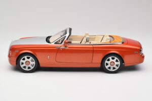 Rolls-Royce Phantom Drophead Coupe Mandarin Portocaliu Kyosho 1:18 08871P Metal - imaginea 6 din 10