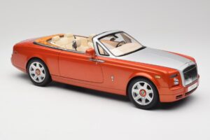 Rolls-Royce Phantom Drophead Coupe Mandarin Portocaliu Kyosho 1:18 08871P Metal - imaginea 8 din 10