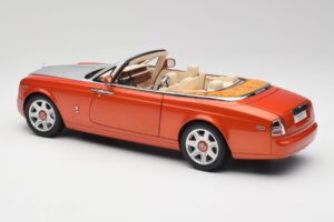 Rolls-Royce Phantom Drophead Coupe Mandarin Portocaliu Kyosho 1:18 08871P Metal - imaginea 9 din 10