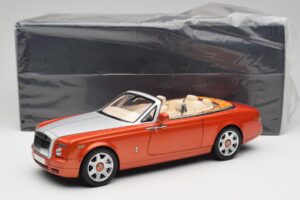 Rolls-Royce Phantom Drophead Coupe Mandarin Portocaliu Kyosho 1:18 08871P Metal - imaginea 10 din 10