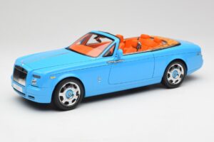 Rolls-Royce Phantom Drophead Coupe Powder Albastru Kyosho 1:18 08871BL Metal