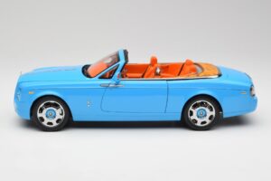 Rolls-Royce Phantom Drophead Coupe Powder Albastru Kyosho 1:18 08871BL Metal - imaginea 6 din 10