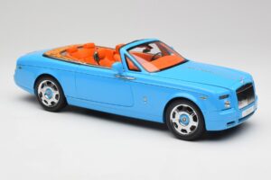 Rolls-Royce Phantom Drophead Coupe Powder Albastru Kyosho 1:18 08871BL Metal - imaginea 8 din 10