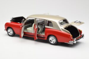 Rolls-Royce Phantom VI Roșu Bej Deschis Kyosho 1:18 08905RLB Metal - imaginea 5 din 8