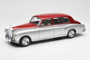 Rolls-Royce Phantom VI Argintiu Roșu Kyosho 1:18 08905SR Metal