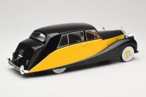 Rolls-Royce Silver Wraith Empress by Hooper Negru & Galben MCG 1:18 MCG18066 Metal - imaginea 2 din 6