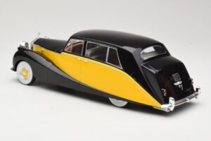 Rolls-Royce Silver Wraith Empress by Hooper Negru & Galben MCG 1:18 MCG18066 Metal - imaginea 5 din 6