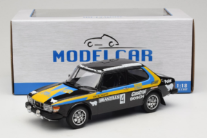 Saab 99 EMS #4 S. Blomqvist / H. Sylvan Rally Sweden Winner 1977 MCG 1:18 MCG18826R Metal - imaginea 6 din 6