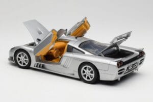 Saleen S7 Argintiu Motormax 1:18 73117 Metal - imaginea 5 din 8