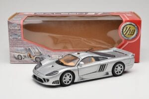Saleen S7 Argintiu Motormax 1:18 73117 Metal - imaginea 8 din 8