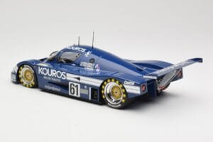 Sauber Mercedes C9 Kouros Racing #61 M. Thackwell / H. Pescarolo 24 Hours of Le Mans 1987 Minichamps 1:18 155873561 Metal - imaginea 5 din 6