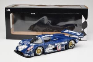 Sauber Mercedes C9 Michelin #61 J-L. Schlesser Winner ADAC Supersprint 1987 Minichamps 1:18 155873581 Metal - imaginea 6 din 6