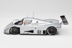 Sauber Mercedes C9 #61 M. Baldi / K. Acheson / G. Brancatelli 2nd Place 24 Hours of Le Mans 1989 Minichamps 1:18 155893561 Me - imaginea 3 din 6