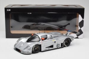 Sauber Mercedes C9 #61 M. Baldi / K. Acheson / G. Brancatelli 2nd Place 24 Hours of Le Mans 1989 Minichamps 1:18 155893561 Me - imaginea 6 din 6