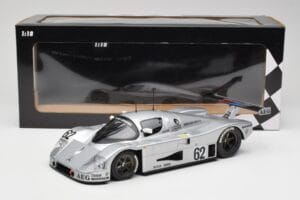 Sauber Mercedes C9 #62 J. Schlesser / J-P. Jabouille / A. Cudini 5th Place 24 Hours of Le Mans 1989 Minichamps 1:18 155893562 - imaginea 6 din 6