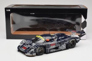 Sauber Mercedes C9 #62 K. Niedzwiedz / K. Acheson 24 Hours of Le Mans 1988 Minichamps 1:18 155883562 Metal - imaginea 6 din 6