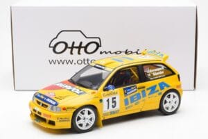 SEAT Ibiza Kit Car Evo 2 #15 H. Rovanpera / R. Pietilanen Rally Monte Carlo 1998 Otto 1:18 OT445 Rășină - imaginea 6 din 6