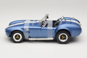 Shelby Cobra 427 S/C Albastru Dungă Albă Road Signature 1:18 92058-P2 Metal - imaginea 3 din 6