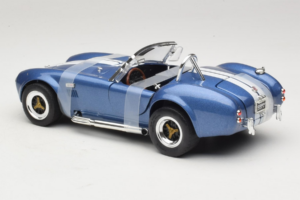 Shelby Cobra 427 S/C Albastru Dungă Albă Road Signature 1:18 92058-P2 Metal - imaginea 5 din 6
