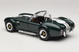 Shelby Cobra 427 S/C Verde Închis Dungi Albe Road Signature 1:18 92058-P1 Metal - imaginea 7 din 8
