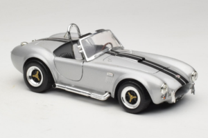 Shelby Cobra 427S/C Argintiu Cu Dungi Negre Road Signature 1:18 92058 Metal - imaginea 6 din 8