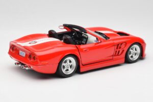 Shelby Series 1 Cabriolet Roșu Bburago 1:18 3353 Metal - imaginea 3 din 8