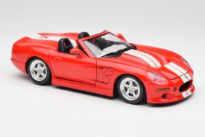 Shelby Series 1 Cabriolet Roșu Bburago 1:18 3353 Metal - imaginea 6 din 8
