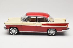 Simca Chambord Roșu & Ivoriu Norev 1:18 185721 Metal - imaginea 4 din 8