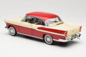 Simca Chambord Roșu & Ivoriu Norev 1:18 185721 Metal - imaginea 7 din 8