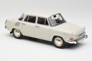 Skoda 1000 MB Gri & Alb MCG 1:18 MCG18275 Metal - imaginea 4 din 6