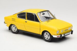 Skoda 110R Coupe Galben Abrex 1:18 118ABS-707GK Metal - imaginea 6 din 8