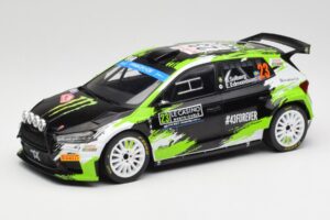 Skoda Fabia Rally2 #23 O. Solberg / E. Edmondson Rally Monte Carlo 2023 IXO 1:18 18RMC155A Metal