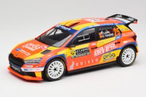Skoda Fabia Rally2 #25 P. Lopez Rally Monte Carlo 2024 IXO 1:18 18RMC199 Metal