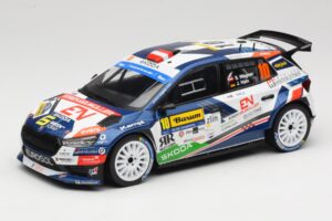 Skoda Fabia Rally2 #10 S. Wagner / G. Winter Barum Czech Rally Zlín 2024 IXO 1:18 18RMC221 Metal