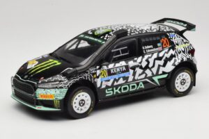 Skoda Fabia Rally2 #20 O. Solberg / E. Edmund Safari Rally Kenya 2024 IXO 1:18 18RMC222 Metal