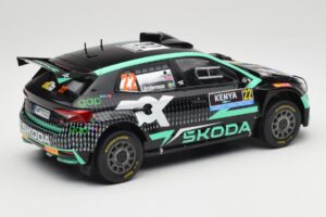 Skoda Fabia Rally2 #22 Toksport G. Greensmith / J. Andersson Safari Rally Kenya 2024 IXO 1:18 18RMC209 Metal - imaginea 2 din 6