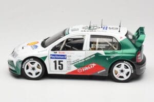 Skoda Fabia WRC #15 T. Gardemeister / P. Lukander WRC 1999 Solido 1:18 90457 Metal - imaginea 4 din 8