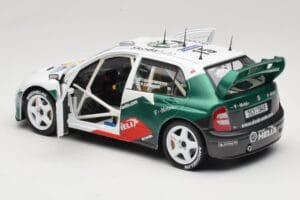 Skoda Fabia WRC #15 T. Gardemeister / P. Lukander WRC 1999 Solido 1:18 90457 Metal - imaginea 5 din 8