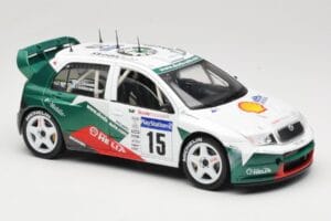 Skoda Fabia WRC #15 T. Gardemeister / P. Lukander WRC 1999 Solido 1:18 90457 Metal - imaginea 6 din 8
