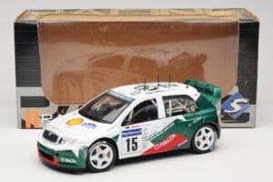 Skoda Fabia WRC #15 T. Gardemeister / P. Lukander WRC 1999 Solido 1:18 90457 Metal - imaginea 8 din 8