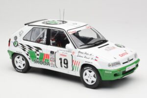 Skoda Felicia Kit Car #19 P. Sibera / P. Gross Tour de Corse 1995 IXO 1:18 18RMC149B Metal - imaginea 4 din 6