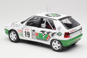 Skoda Felicia Kit Car #19 P. Sibera / P. Gross Tour de Corse 1995 IXO 1:18 18RMC149B Metal - imaginea 5 din 6