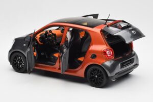Smart Forfour W453 Lava Portocaliu Grafit Gri Norev 1:18 B66960298 Metal - imaginea 5 din 8