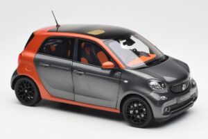 Smart Forfour W453 Lava Portocaliu Grafit Gri Norev 1:18 B66960298 Metal - imaginea 6 din 8